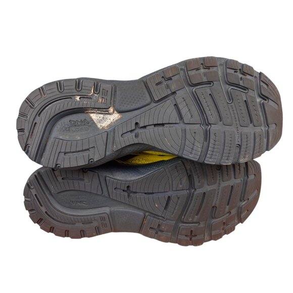 Brooks Mens Adrenaline GTS 22 Running Shoes Size 9.5 Medium D Yellow & Blue - Picture 6 of 8